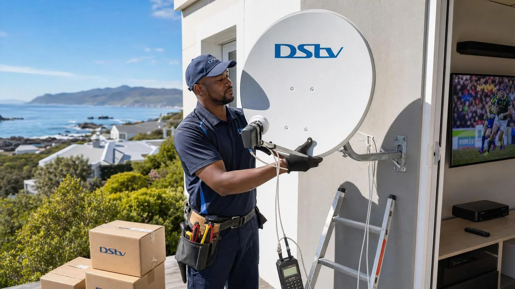 Dish being taken down for a move to a new address
