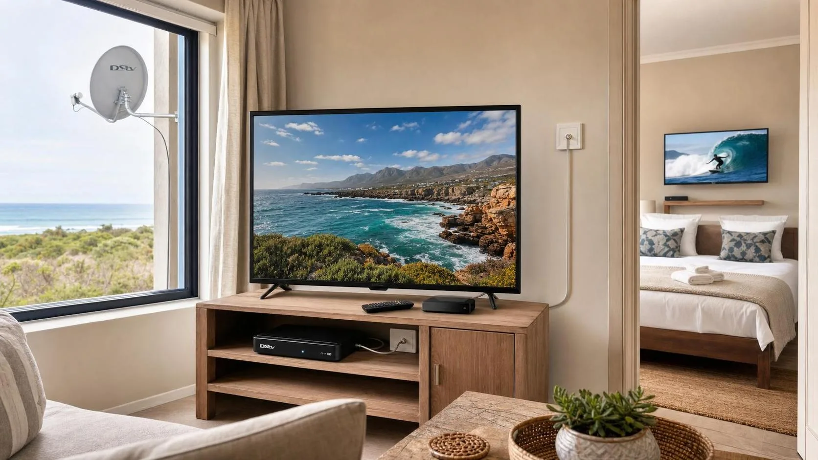 Two decoders linked on a single subscription